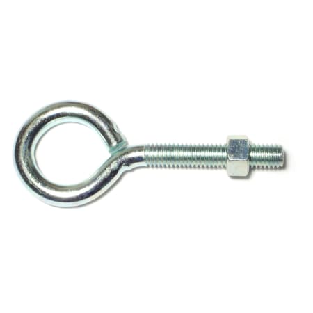 Eye Bolt 3/8, 16 In Shank, Steel, Zinc Plated, 10 PK